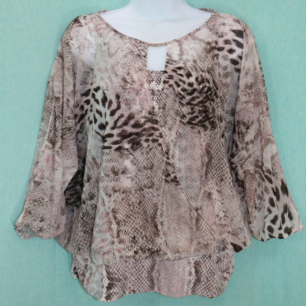 Jennifer Lopez - Animal Print Blouse